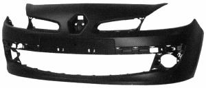 Pare-chocs avant avec trou antibrouillard à peindre pour RENAULT CLIO III de 2005 à 2009, Neuf