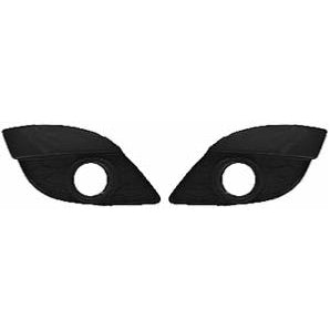 Kit grilles laterales pare-chocs avant avec trou antibrouillard droit gauche modèle basic pour RENAULT TWINGO II de 2007 à 2011,