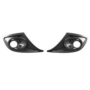 Kit grille droit gauche avec trou antibrouillard pare-chocs avant pour RENAULT MEGANE III RY de 2012 à 2014,