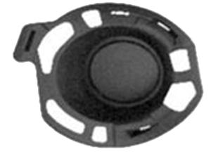 Grille latéral pare-chocs avant droite pour RENAULT CLIO III RY de 2009 à 2012, Neuve