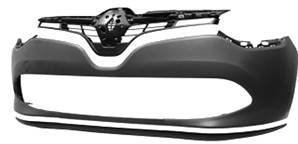 Pare-chocs avant complet de grille et spoiler à peindre pour RENAULT CLIO IV de 2012 à 2016, Neuf