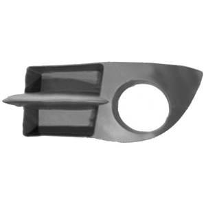 Grille latéral gauche avec trou antibrouillard pare-chocs avant pour RENAULT CLIO CAMPUS/STORIA de 2006 à 2009, Neuve