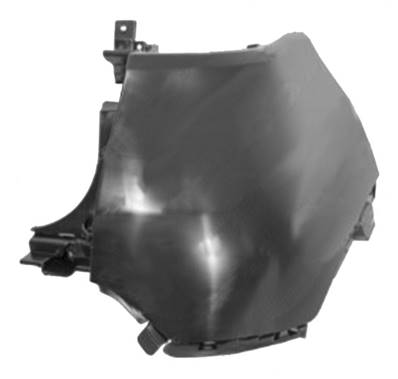 Crosse arrière droite lisse noir a peindre pour RENAULT CAPTUR de 2013 à 2017, Neuve