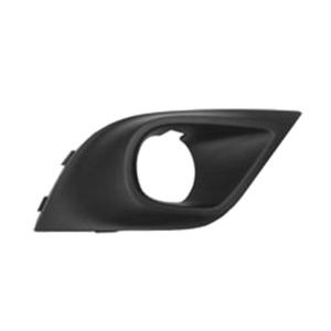 Grille latéral droite avec trou antibrouillard pare-chocs avant pour RENAULT CLIO IV de 2016 à 2019, Neuve