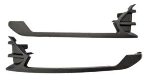 Kit moulures pare-chocs avant avec siege lumières jour (droite gauche) pour RENAULT CLIO IV de 2016 à 2019,