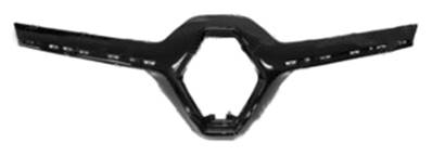 Profil supérieur noir lucide grille radiateur avec trou profil pour RENAULT KADJAR de 2015 à 2018,