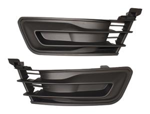 Kit grilles droit gauche pare-chocs avant noire pour RENAULT CAPTUR de 2017 à 2019,