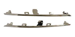 Kit moulures droit gauche chrome grille radiateur pour RENAULT CAPTUR de 2017 à 2019,