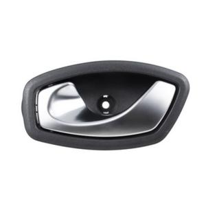 Poignée interne avant/arrière gauche avec levier chromé montrer noire pour RENAULT LAGUNA III de 2007 à 2010,