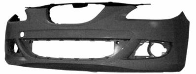 Pare-chocs avant avec trou antibrouillard à peindre pour SEAT LEON de 2005 à 2009, Neuf