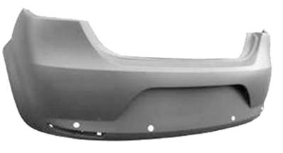Pare-chocs arrière avec trous radars stationnement à peindre pour SEAT LEON de 2005 à 2009, Neuf