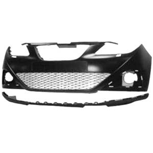 Pare-chocs avant avec lave phare à peindre pour SEAT IBIZA de 2008 à 2012, Neuf