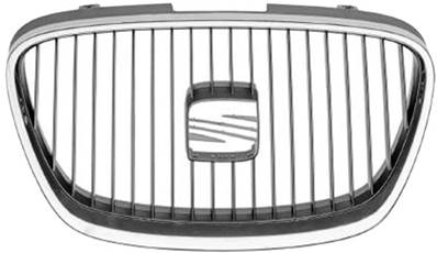 Grille radiateur avec profil chromée pour SEAT LEON de 2009 à 2012, Neuve