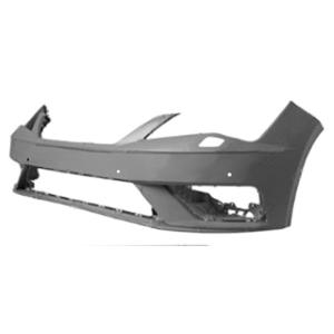 Pare-chocs avant avec lave phare avec trous radars stationnement à peindre pour SEAT LEON depuis 2017, Neuf