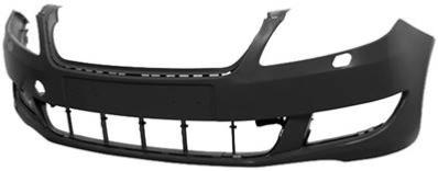 Pare-chocs avant avec lave phare a peindre pour SKODA FABIA RY de 2010 à 2014, Neuf