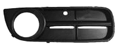 Grille latéral droite pare-chocs avant avec trou antibrouillard pour SKODA FABIA de 2007 à 2010, Neuve
