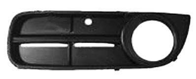 Grille latéral gauche pare-chocs avant avec trou antibrouillard pour SKODA FABIA de 2007 à 2010, Neuve