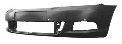 Pare-chocs avant avec trous radars stationnement à peindre pour SKODA OCTAVIA de 2009 à 2013, Neuf