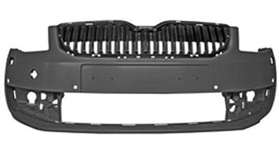 Pare-chocs avant avec lave phare avec trous radars stationnement a peindre pour SKODA OCTAVIA de 2013 à 2016, Neuf