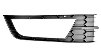 Grille latéral droite avec trou antibrouillard pare-chocs avant pour SKODA OCTAVIA de 2013 à 2016, Neuve