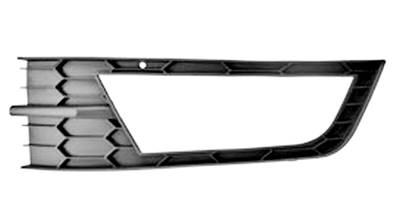 Grille latéral gauche avec trou antibrouillard pare-chocs avant pour SKODA OCTAVIA de 2013 à 2016, Neuve
