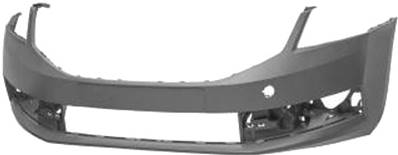 Pare-chocs avant avec antibrouillard à peindre pour SKODA OCTAVIA de 2017 à 2020, Neuf