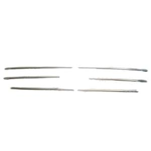 Kit profils chromées grille radiateur pour SUZUKI GRAND VITARA de 1999 à 2005,