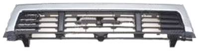 Grille radiateur noire argent modèle 1/89>12/91 pour TOYOTA HILUX PICK UP 4WD de 1989 à 1997, Neuve