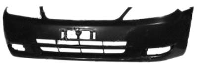 Pare-chocs avant noir a peindre modèle 4 portes/s. w. pour TOYOTA COROLLA E12 de 2001 à 2004, Neuf