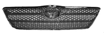 Grille radiateur avec profils chromées modèle 3/5 porte pour TOYOTA COROLLA E12 de 2001 à 2004, Neuve