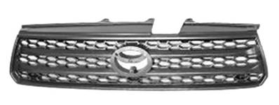 Grille radiateur noire modèle diesel pour TOYOTA RAV 4 de 2000 à 2003, Neuve