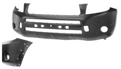 Pare-chocs avant c/codolini à peindre pour TOYOTA RAV 4 de 2006 à 2009, Neuf