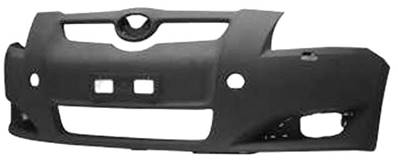 Pare-chocs avant noir a peindre modèle 4/07>12/09 pour TOYOTA AURIS de 2007 à 2012, Neuf