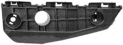 Support gauche pare-chocs avant pour TOYOTA AURIS de 2007 à 2012,