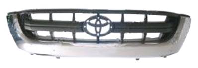 Grille chromé modèle 4 roues motrices pour TOYOTA HILUX PICK-UP de 2001 à 2005, Neuve
