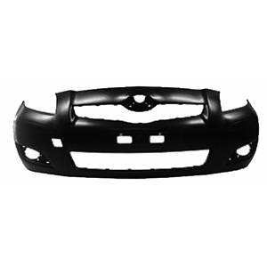 Pare-chocs avant noir a peindre pour TOYOTA YARIS RY de 2009 à 2011, Neuf