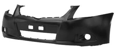 Pare-chocs avant noir a peindre pour TOYOTA AVENSIS de 2009 à 2011, Neuf