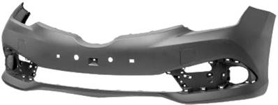 Pare-chocs avant noir a peindre modèle 5/15>8/17 pour TOYOTA AURIS de 2013 à 2017, Neuf