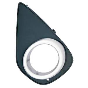 Grille latéral droite avec trou antibrouillard noire avec profil chromée pour TOYOTA YARIS de 2014 à 2016, Neuve