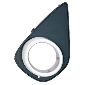 Grille latéral gauche avec trou antibrouillard noire avec profil chromée pour TOYOTA YARIS de 2014 à 2016, Neuve