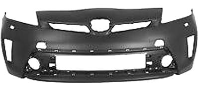 Pare-chocs avant avec lave phare à peindre pour TOYOTA PRIUS de 2011 à 2015, Neuf