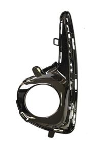 Grille latéral gauche avec trou antibrouillard avec siège profil chromée noire brillant pour TOYOTA YARIS de 2017 à 2020, Neuve