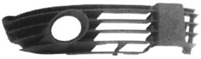 Grille latéral droite avec trou antibrouillard pare-chocs avant pour VOLKSWAGEN PASSAT de 2000 à 2005, Neuve
