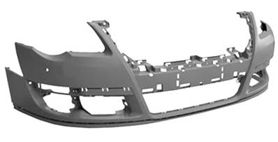 Pare-chocs avant avec trous radars stationnement à peindre pour VOLKSWAGEN PASSAT de 2005 à 2010, Neuf