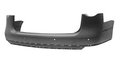 Pare-chocs arrière avec 4 capteurs stationnement à peindre modèle break pour VOLKSWAGEN PASSAT de 2005 à 2010, Neuf