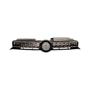 Grille radiateur noire /chrome pour VOLKSWAGEN GOLF VI GTI/GTD de 2009 à 2013, Neuve