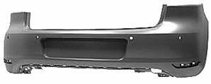 Pare-chocs arrière avec trous radars stationnement à peindre pour VOLKSWAGEN GOLF VI de 2008 à 2012, Neuf