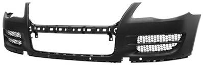 Pare-chocs avant avec trous radars stationnement à peindre pour VOLKSWAGEN TOUAREG de 2007 à 2010, Neuf