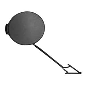 Bouchon cache crochet remorquage pare-chocs avant à peindre pour VOLKSWAGEN CADDY de 2010 à 2015, Neuf