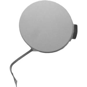 Bouchon cache crochet remorquage pare-chocs avant à peindre pour VOLKSWAGEN TOURAN de 2010 à 2015, Neuf